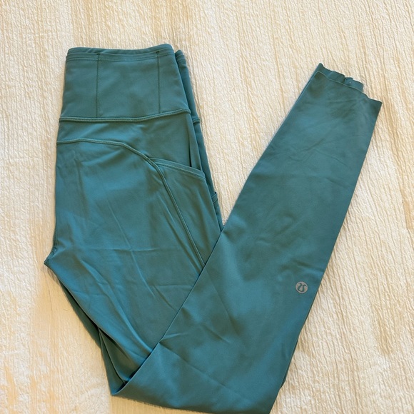 Lululemon Fast and Free HR Tight 25” Teal - Picture 3 of 11